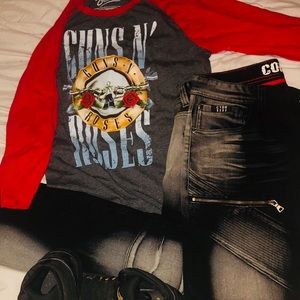 30$⬇️ Men’s M Guns N’ Roses  Baseball T-shirt